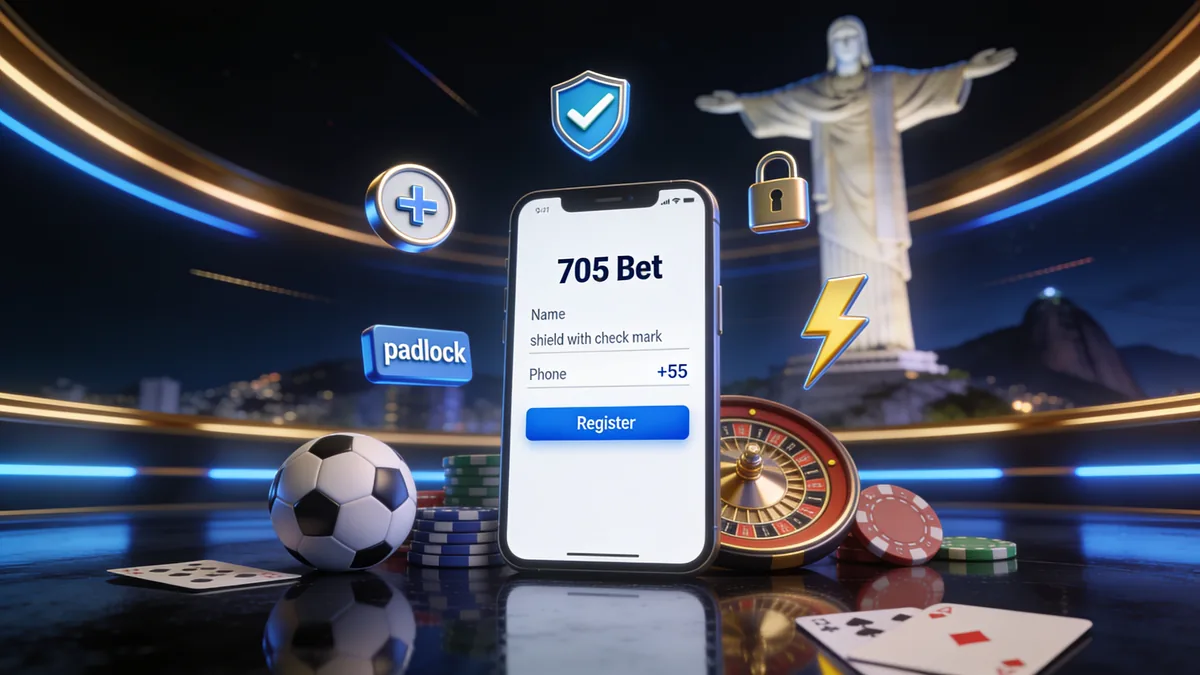 Bônus de Boas-Vindas da 705 bet para jogadores no Brasil